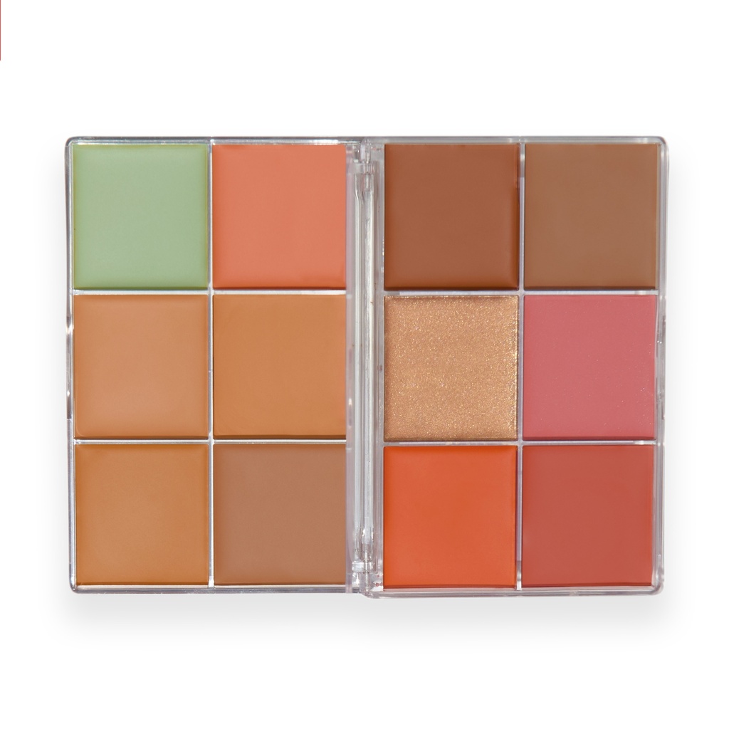 Revolution Everything Base Face Icon Complexion Palette Medium 