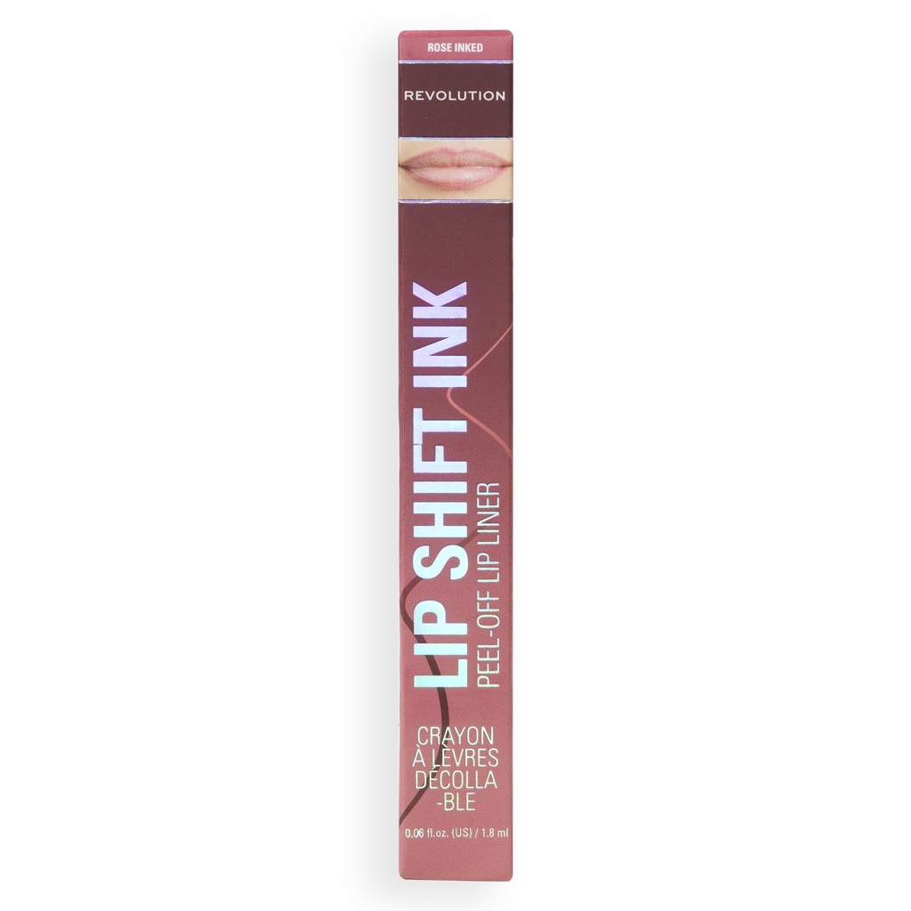 Revolution Lip Shift Ink Peel Off Lipliner Stain Rose Inked