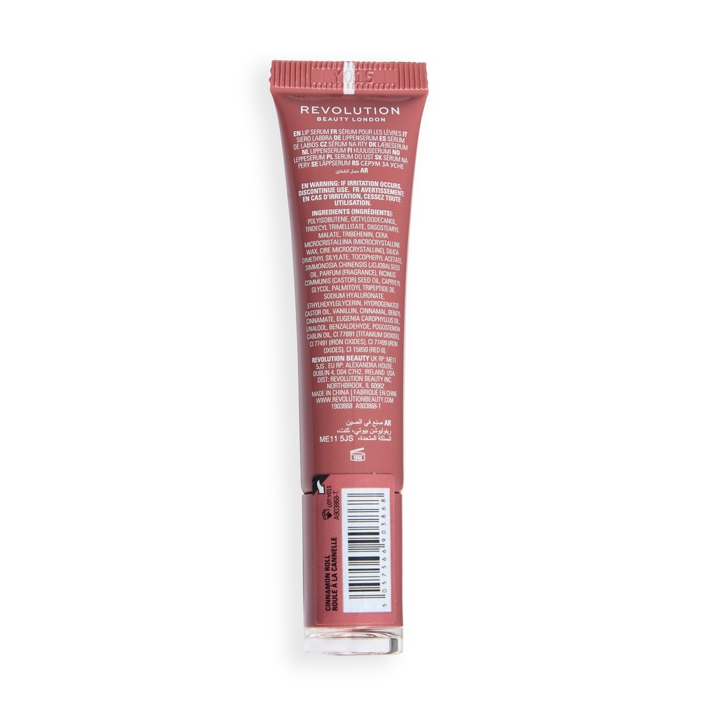 Revolution Peptide Glaze Tinted Lip Serum Cinnamon Roll