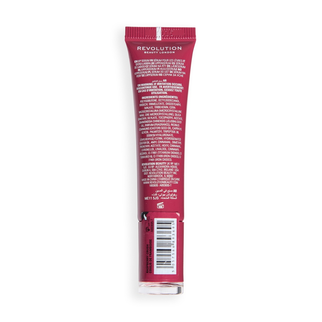 Revolution Peptide Glaze Tinted Lip Serum Raspberry Crush