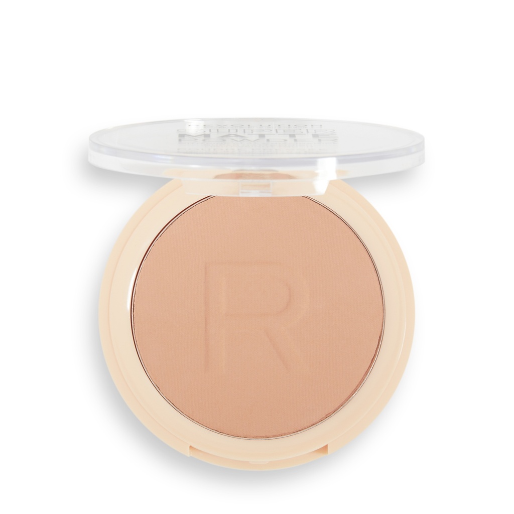 Revolution Super Matte Pressed Powder Medium Tan