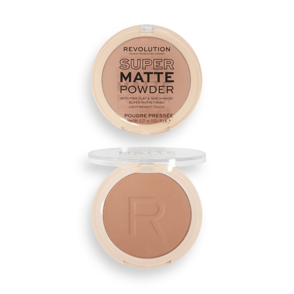 Revolution Super Matte Pressed Powder Tan