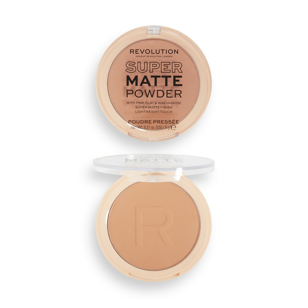 Revolution Super Matte Pressed Powder Warm Beige