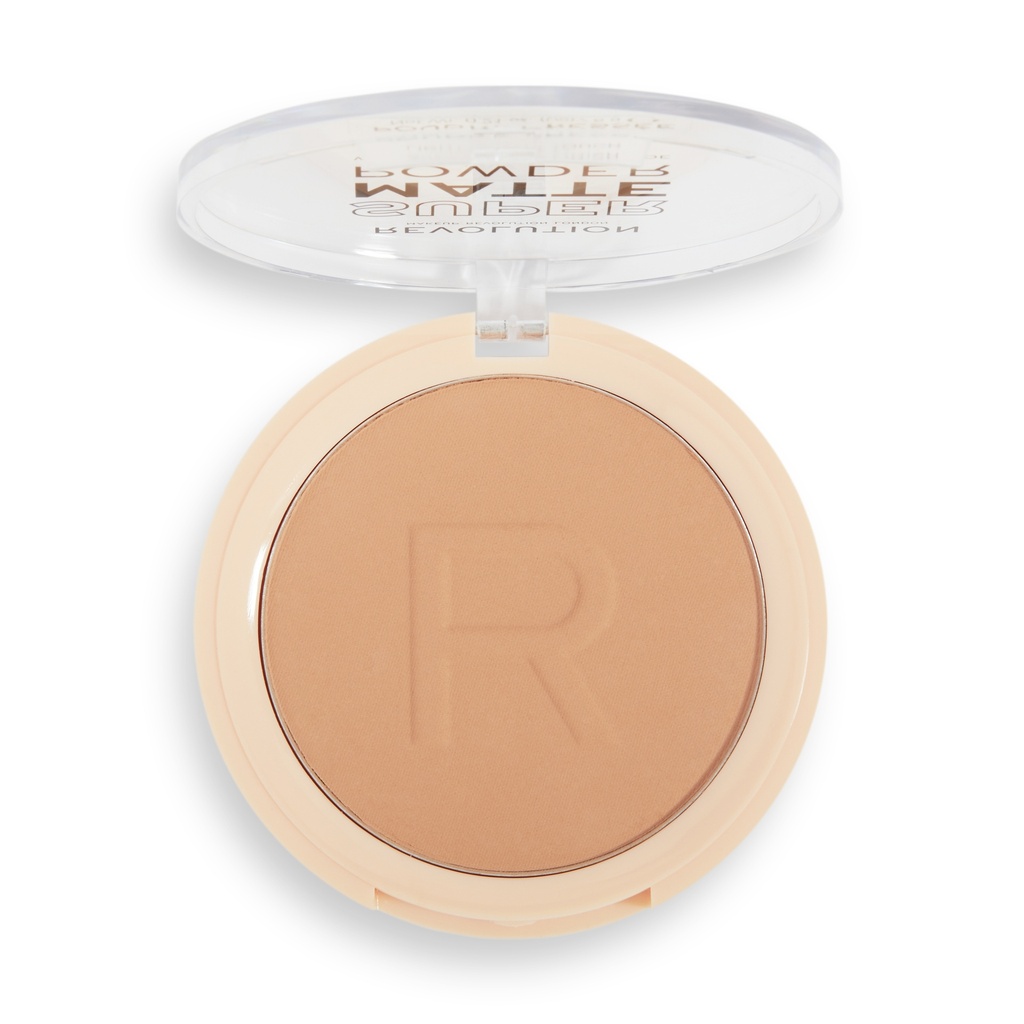 Revolution Super Matte Pressed Powder Warm Beige