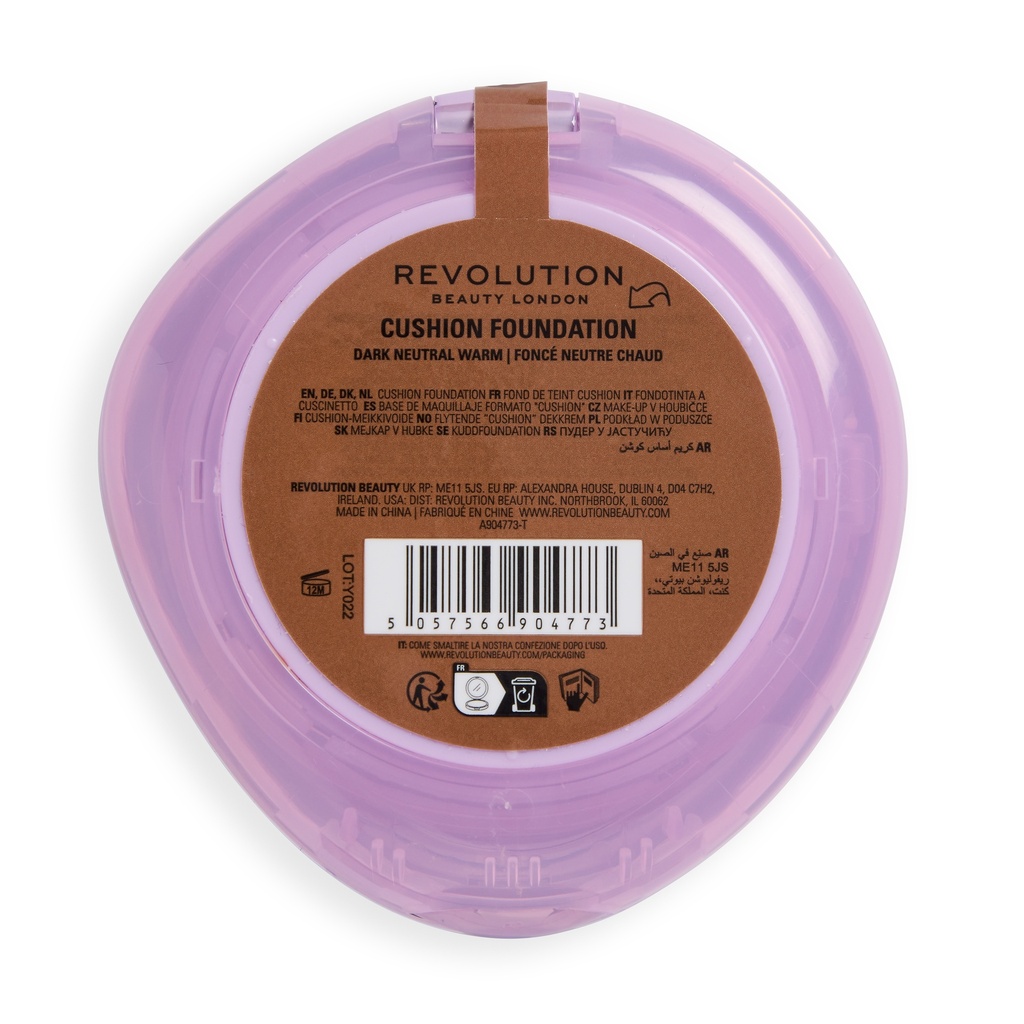 Revolution Superdewy Cushion Foundation Dark Neutral Warm