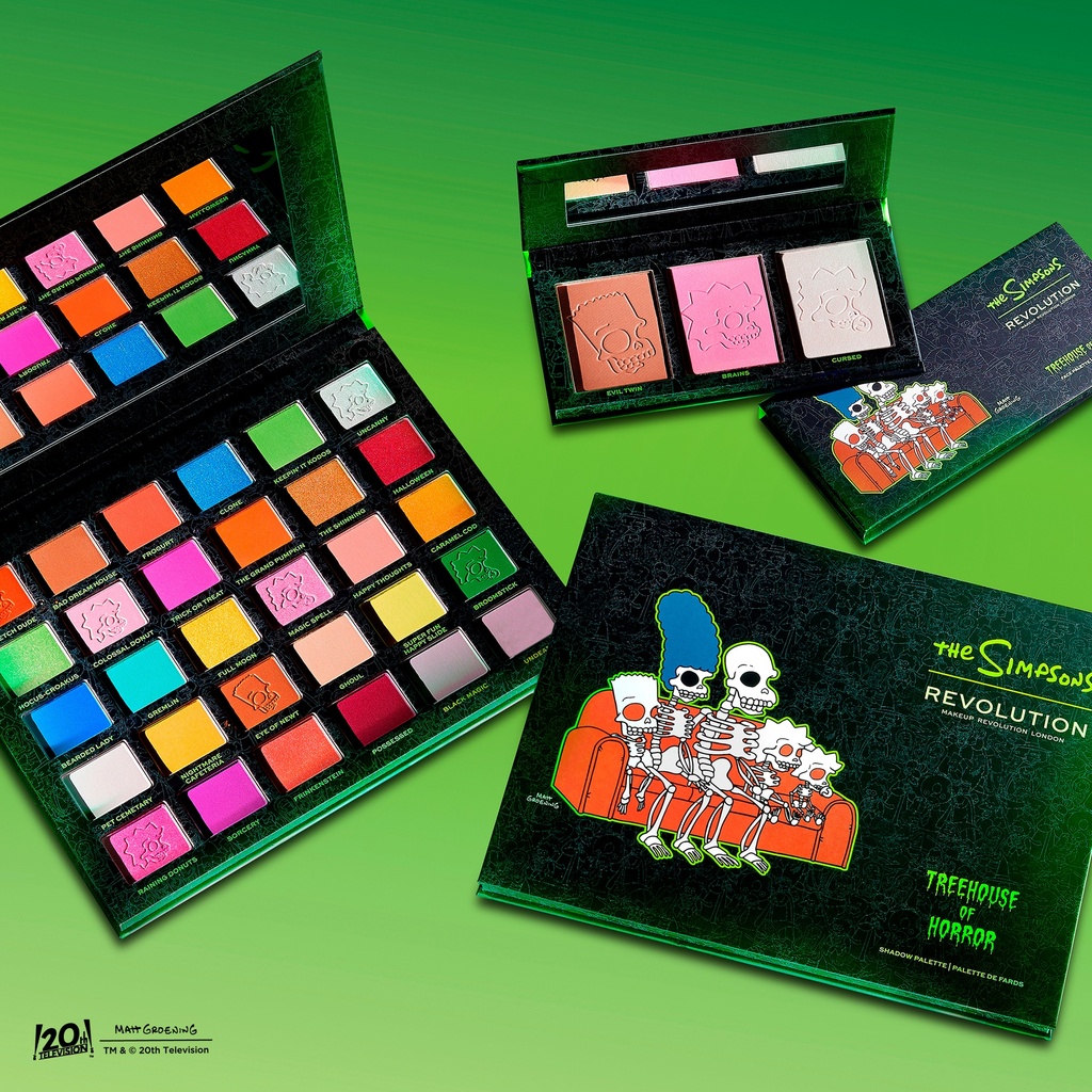 Revolution The Simpsons Shadow Palette "Spooktacular"