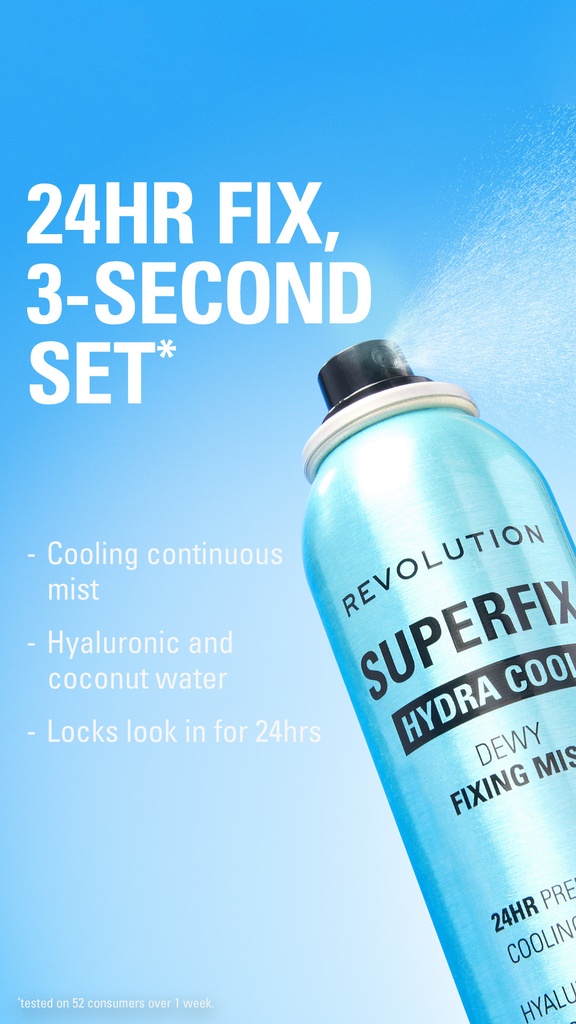 Revolution Superfix Hydra Cool Prep + Fix Continous Fixing Mist