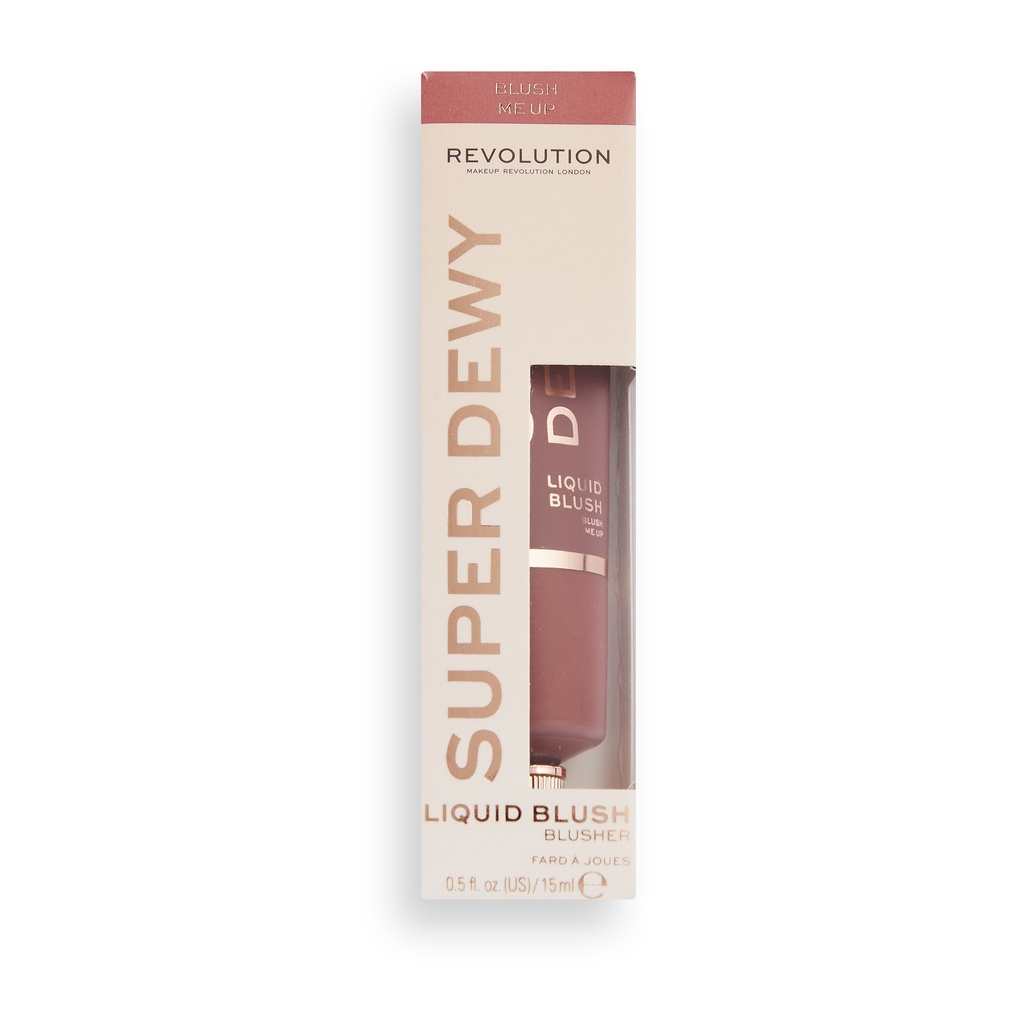 Revolution Superdewy Liquid Blusher Blush Me Up