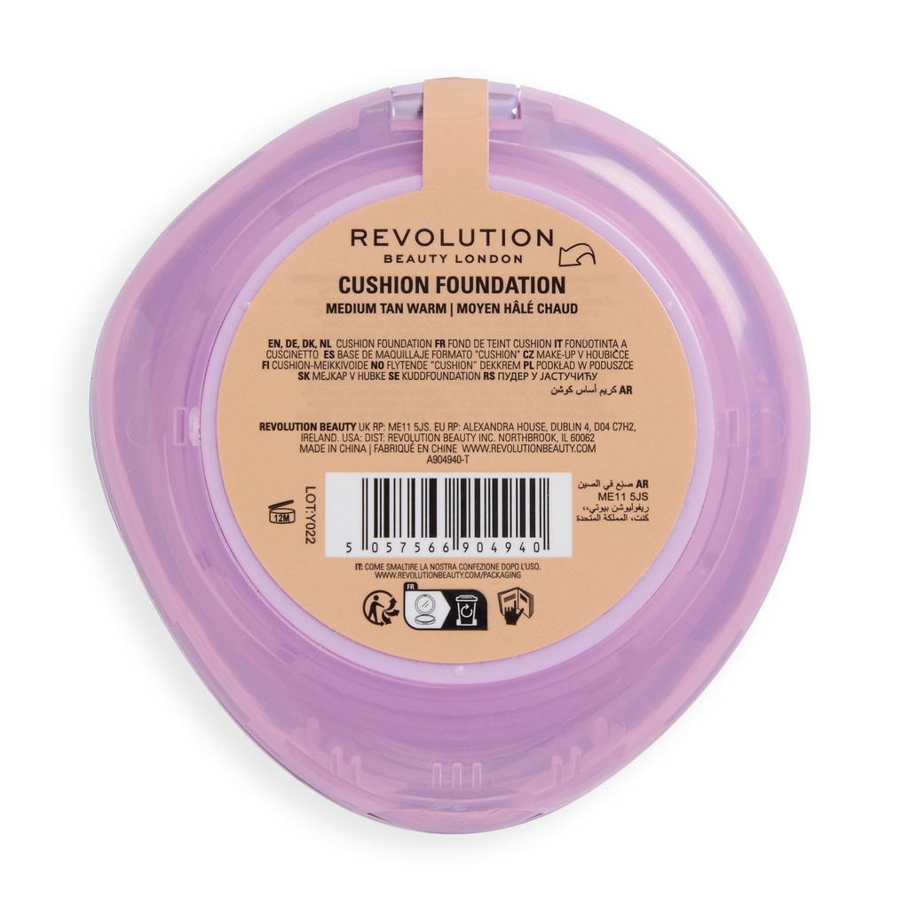 Revolution Superdewy Cushion Foundation Medium Tan Warm