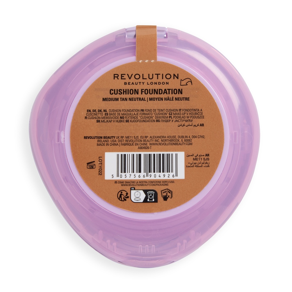 Revolution Superdewy Cushion Foundation Medium Tan Neutral
