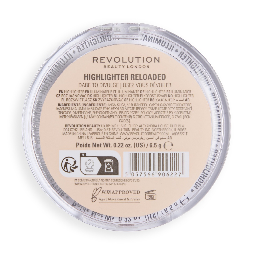 Revolution Reloaded Highlighter Dare To Divulge Talc Free