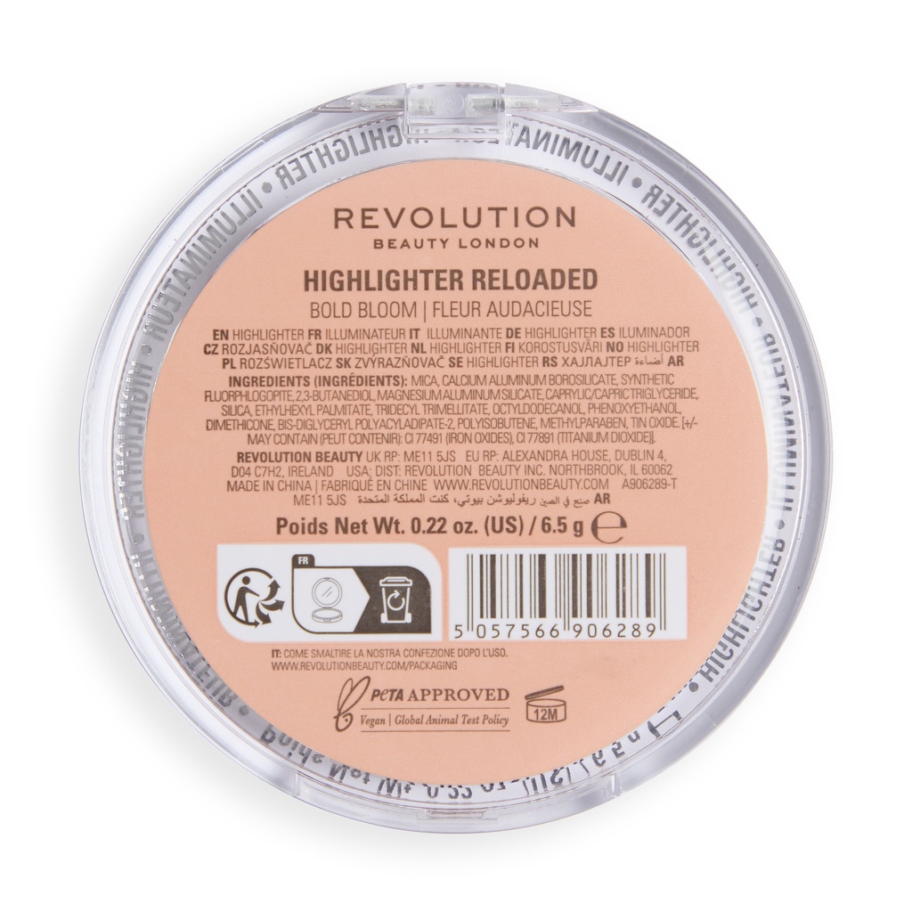 Revolution Reloaded Highlighter Bold Bloom Talc Free