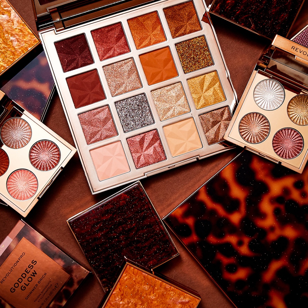 Revolution Pro Goddess Glow Ultimate Shadow Palette Bronze Heat