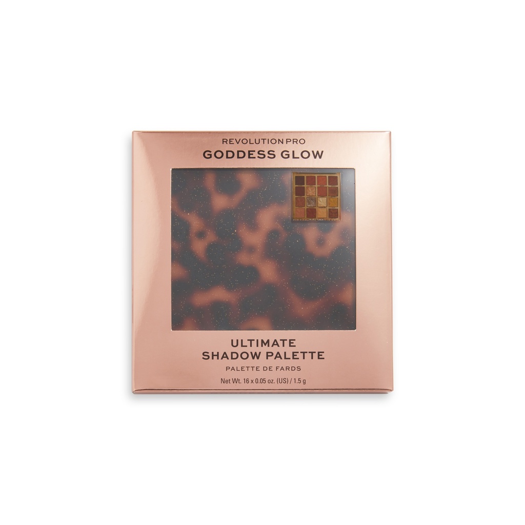 Revolution Pro Goddess Glow Ultimate Shadow Palette Bronze Heat