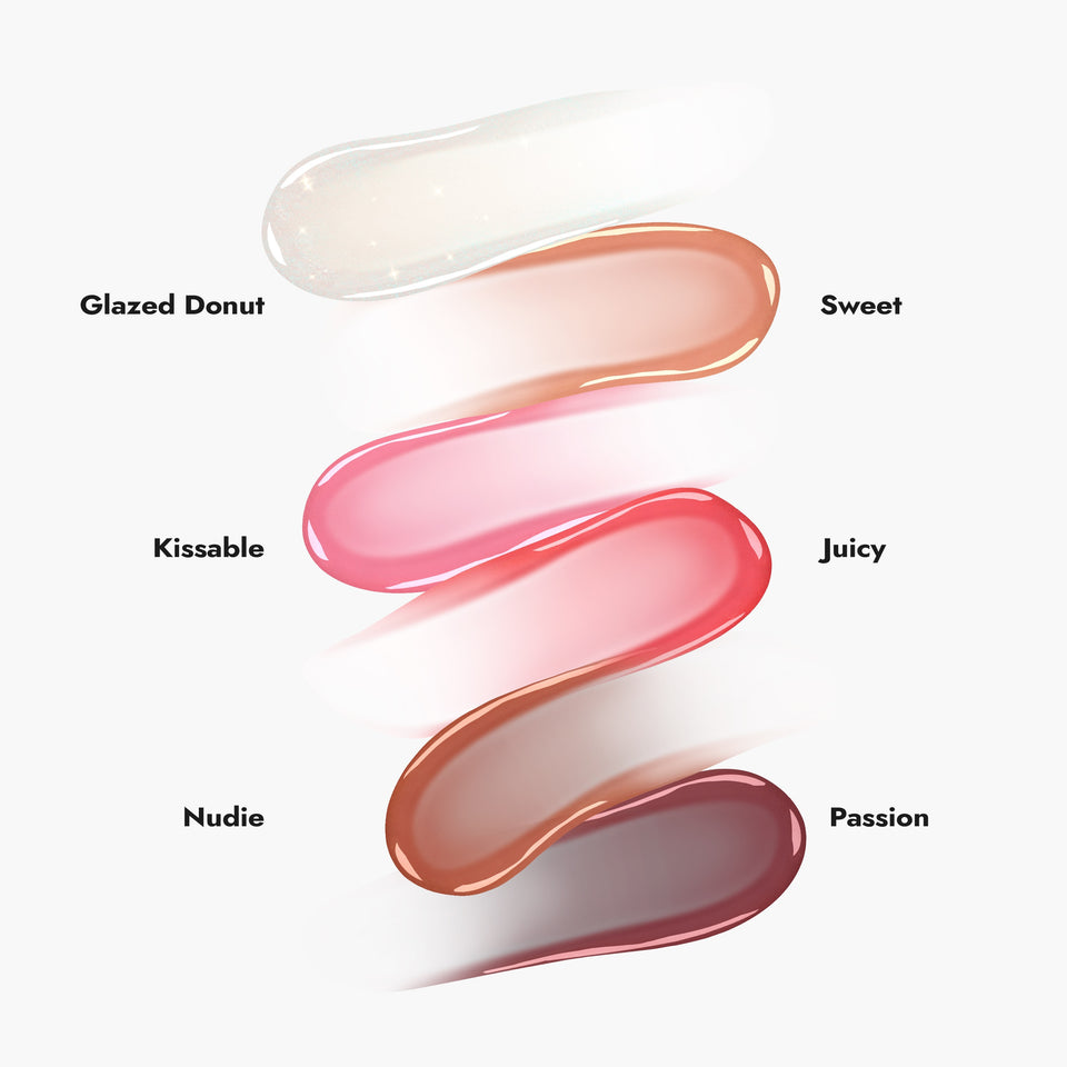 L.A Girl Glazed Lippie Lipgloss Lip Serum-Nudie