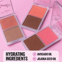 L.A Girl Bouncy Blush & Bronzer-Coral Bliss