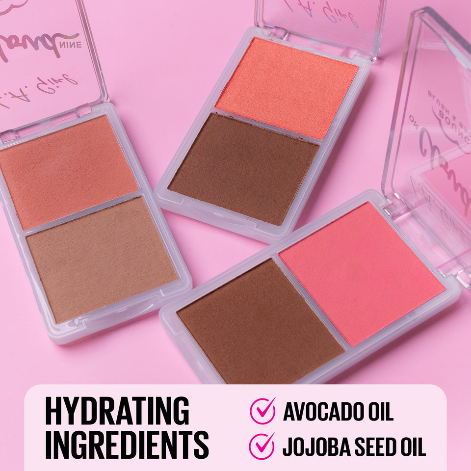 L.A Girl Bouncy Blush & Bronzer- Misty Mauve