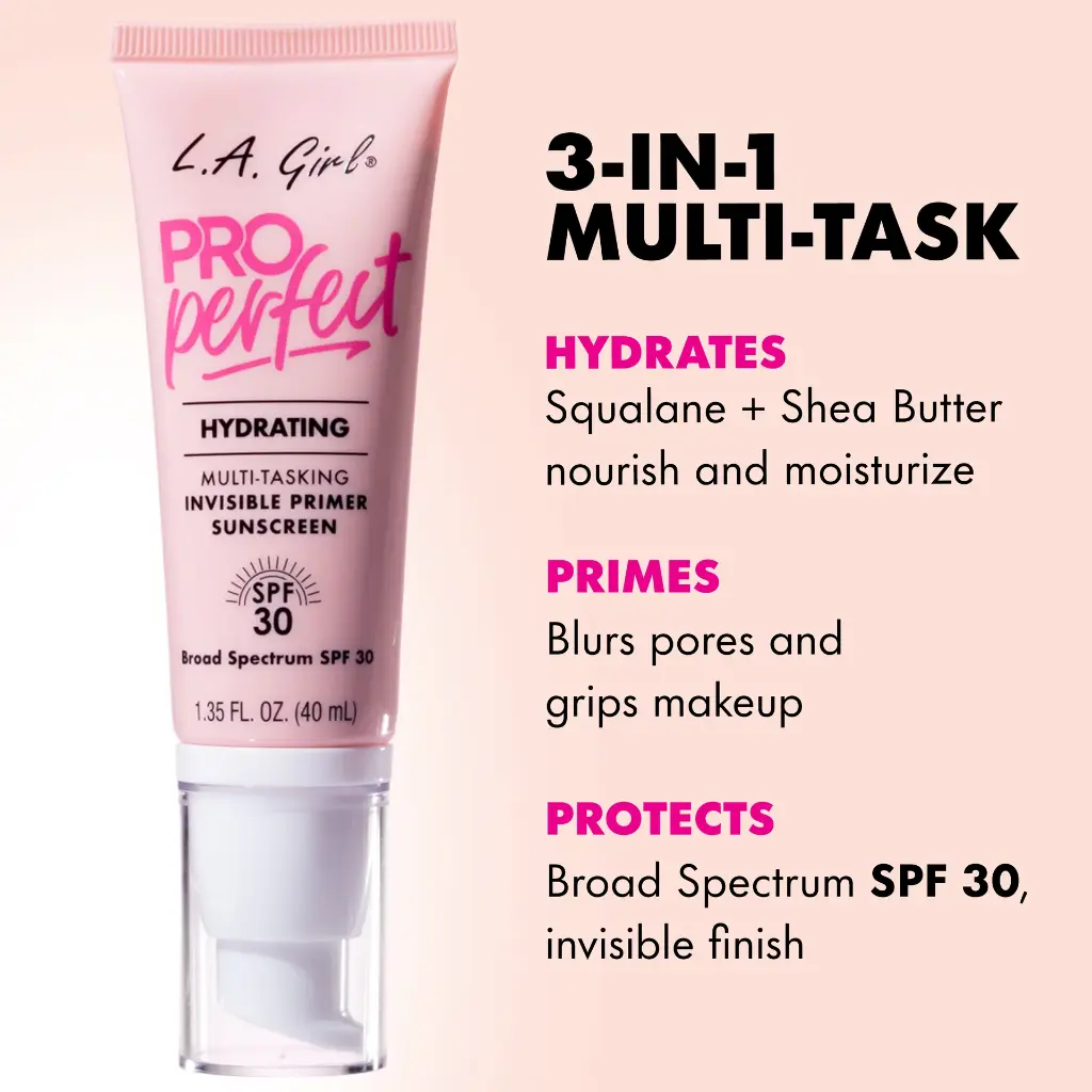 L.A. Girl Pro Perfect Invisible Primer Sunscreen Hydrating Spf 30