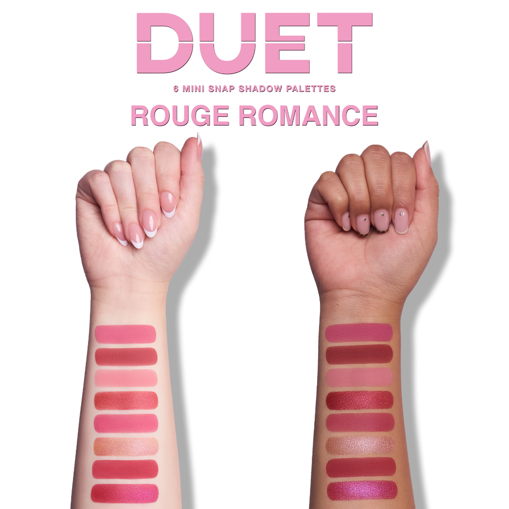 Beauty Creations DUET Mini Snap Palette "Rouge Romance"