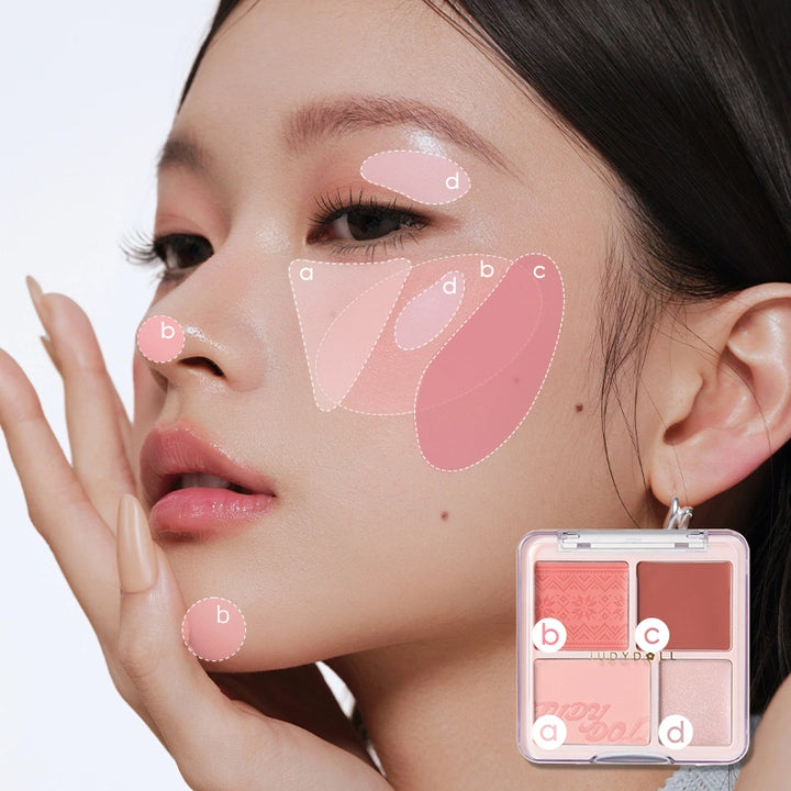 Judydoll Blush&Highlight Palette  07