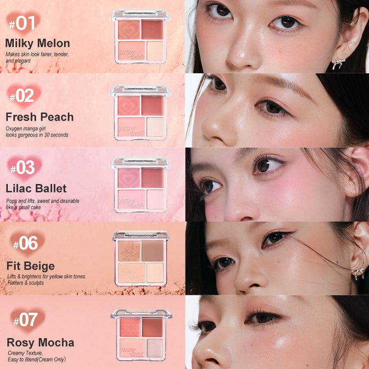 Judydoll Blush&Highlight Palette 103