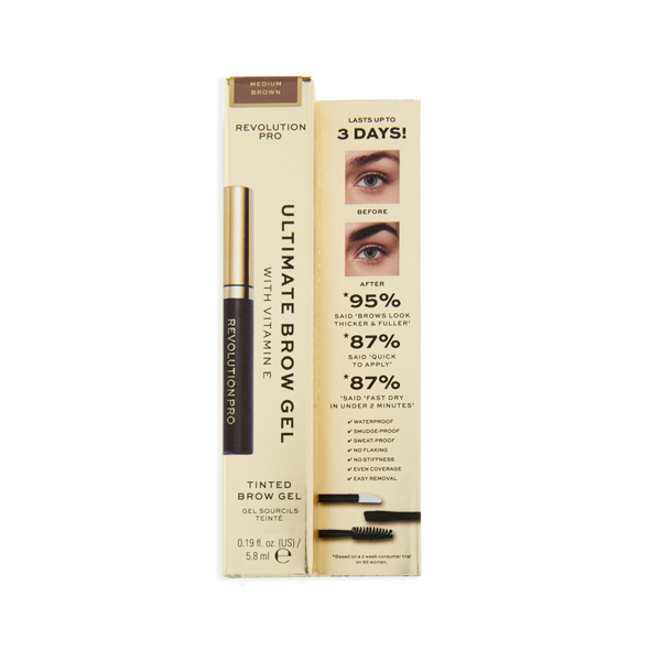 Revolution Pro Ultimate Brow Gel  Brown