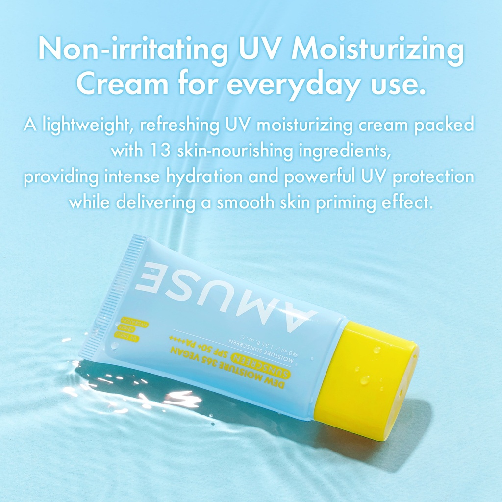 [Amuse] Dew Moisture 365 Vegan Sunscreen Spf 50+ Pa++++