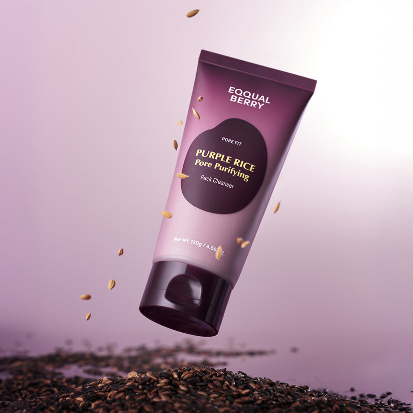 [Eqqualberry] Purple Rice Pore Purifying Pack Cleanser 130G