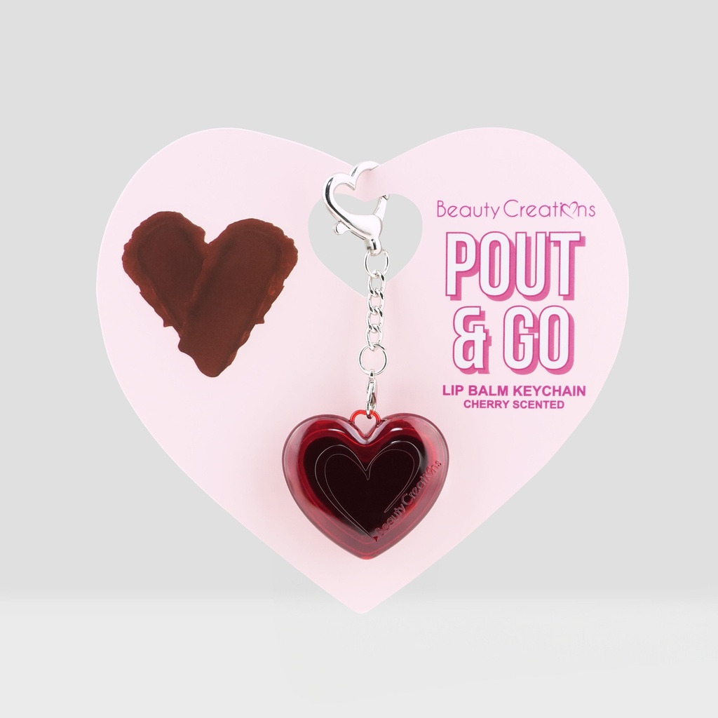 Beauty Creations Pout & Go Lip Balm Keychain
