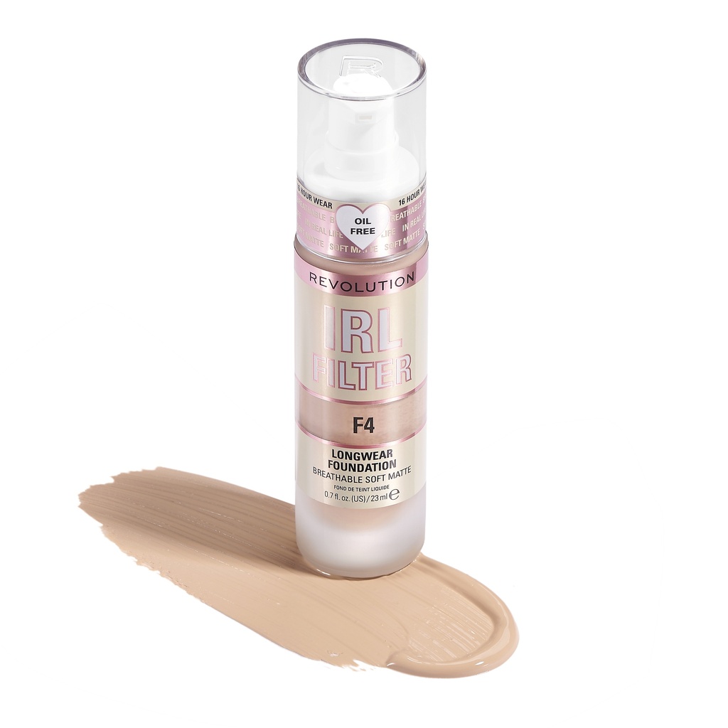 Revolution IRL Filter Longwear Foundation F4