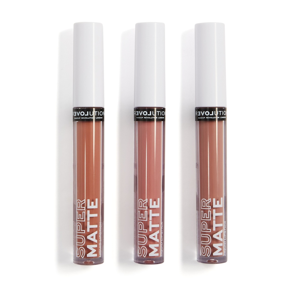 Revolution Relove Supermatte Liquid Lip Set Blush