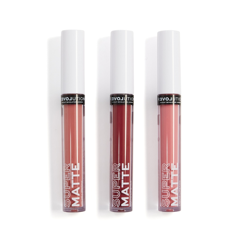 Revolution Relove Supermatte Liquid Lip Set  Kiss