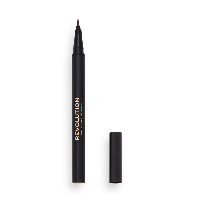 Revolution Hair Stroke Brow Pen Medium Brown 