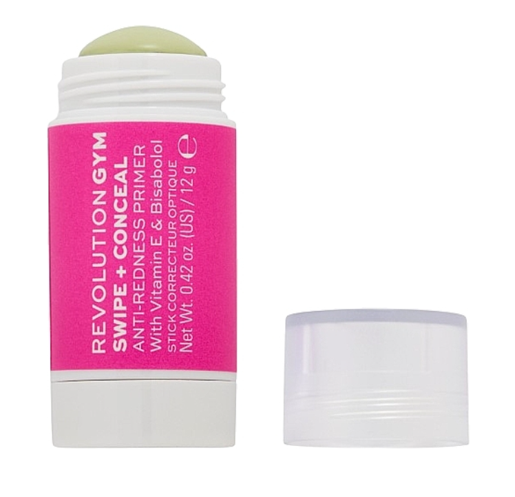 Revolution Gym Swipe & Conceal Anti-Redness Priming Stick 