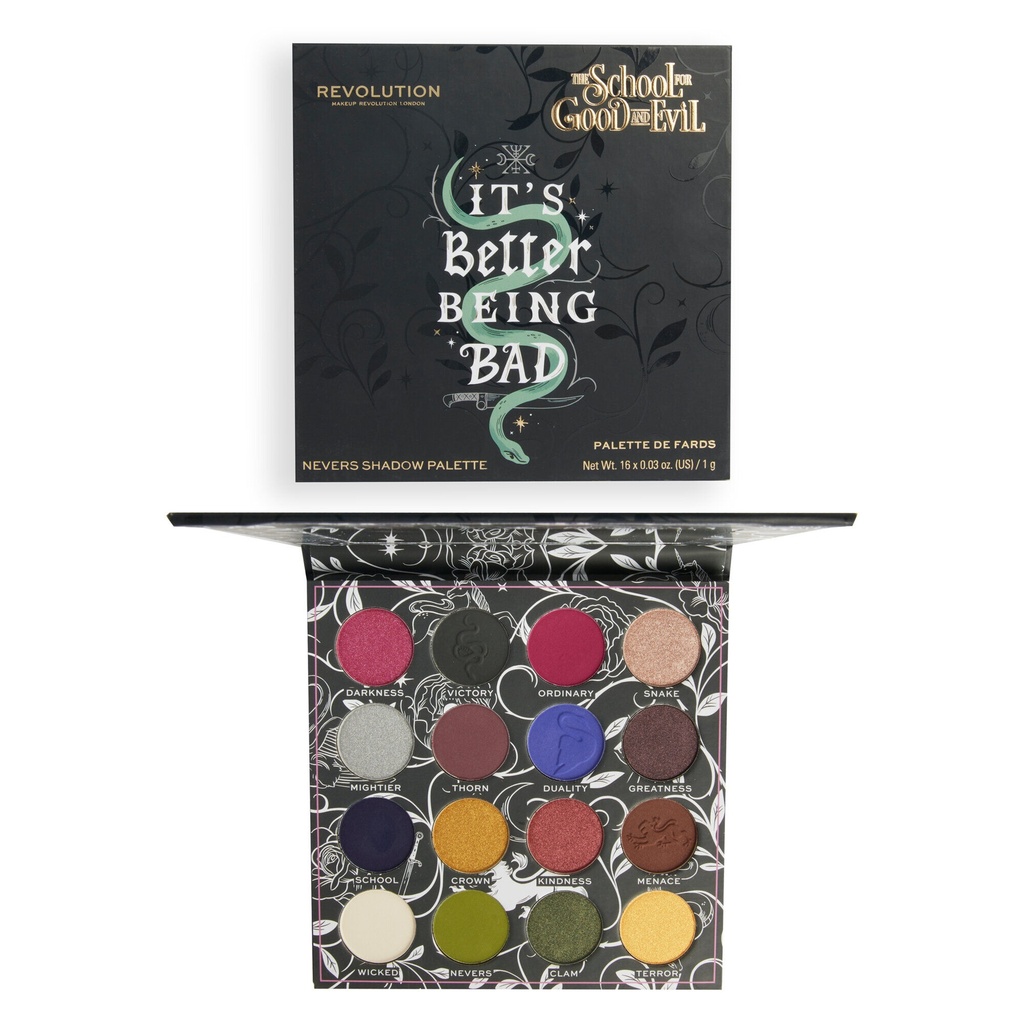 The School Of Good & Evil X Revolution Nevers Shadow Palette 