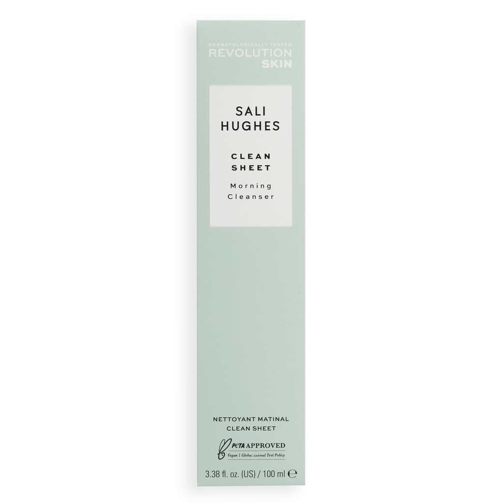 REVOLUTION SKINCARE X SALI HUGHES CLEAN SHEET MORNING CLEANSER