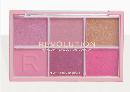 Revolution Mini Colour Reloaded Palette Heartbreaker Pink