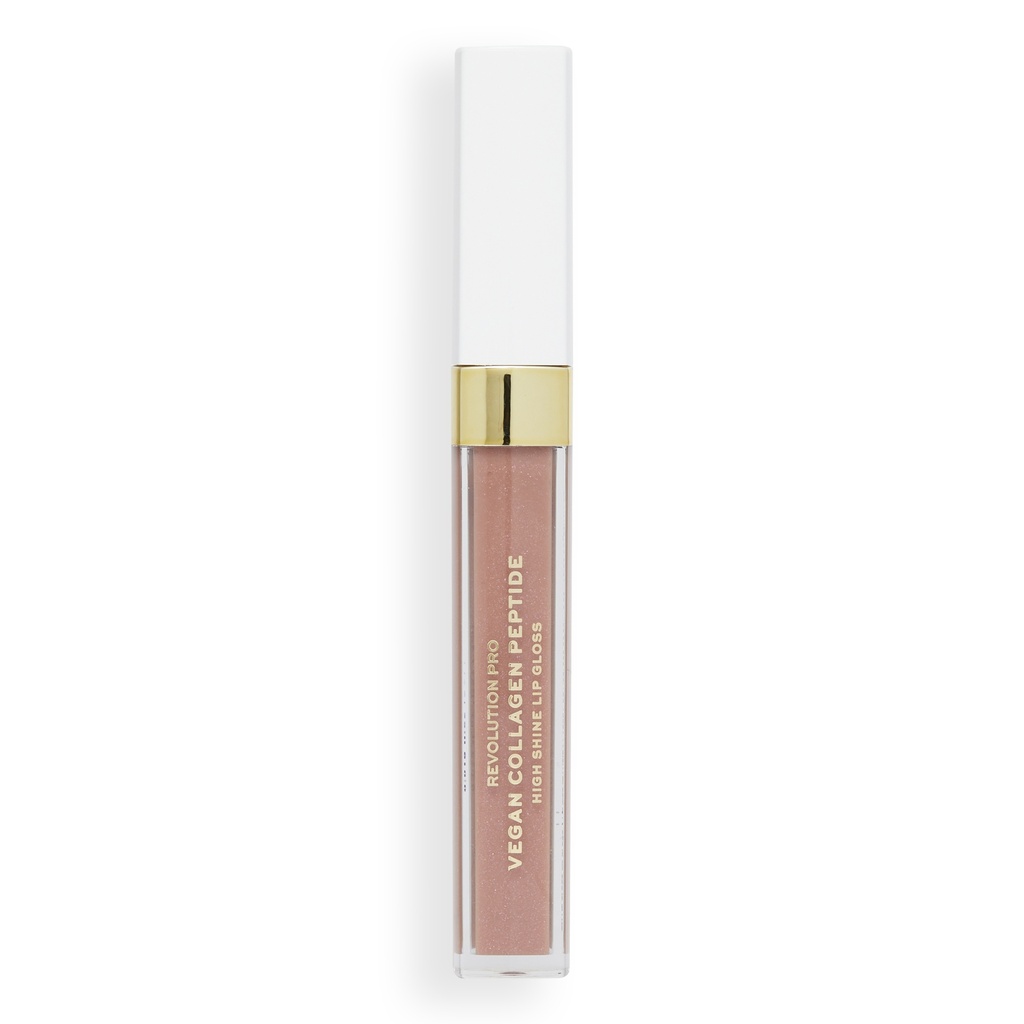 Revolution Pro Vegan Collagen Peptide High Shine Lip Gloss Cashmere