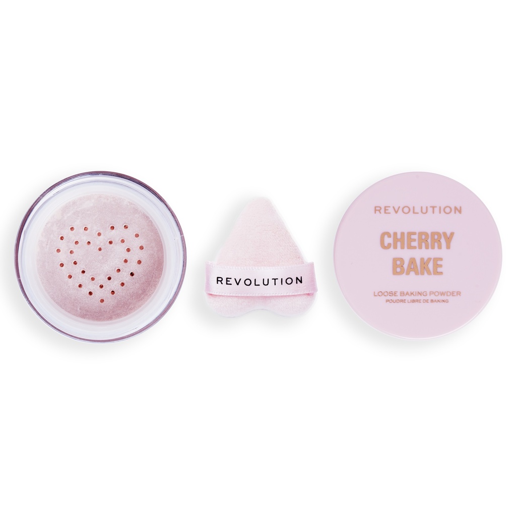 Revolution Y2K Baby Cherry Bake Loose Powder & Puff