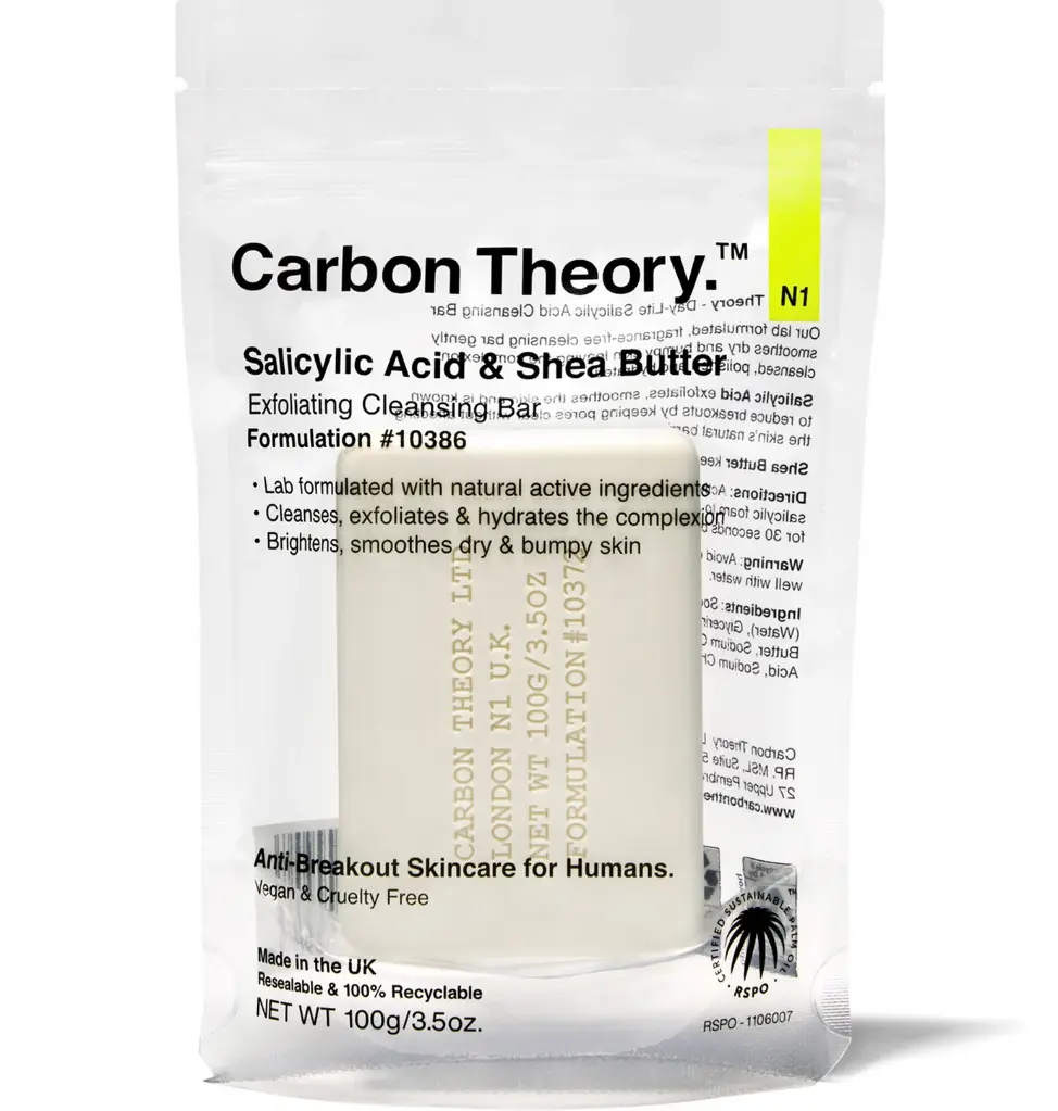 Carbon Theory Salicylic Acid Facial Cleansing Bar 100g