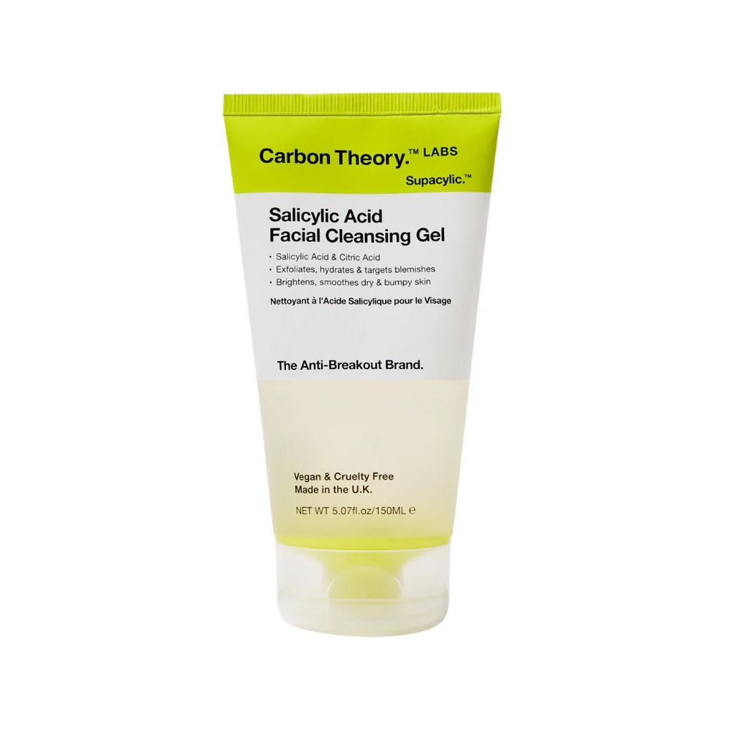 Carbon Theory Salicylic Acid Faical Cleanser Gel 150ml