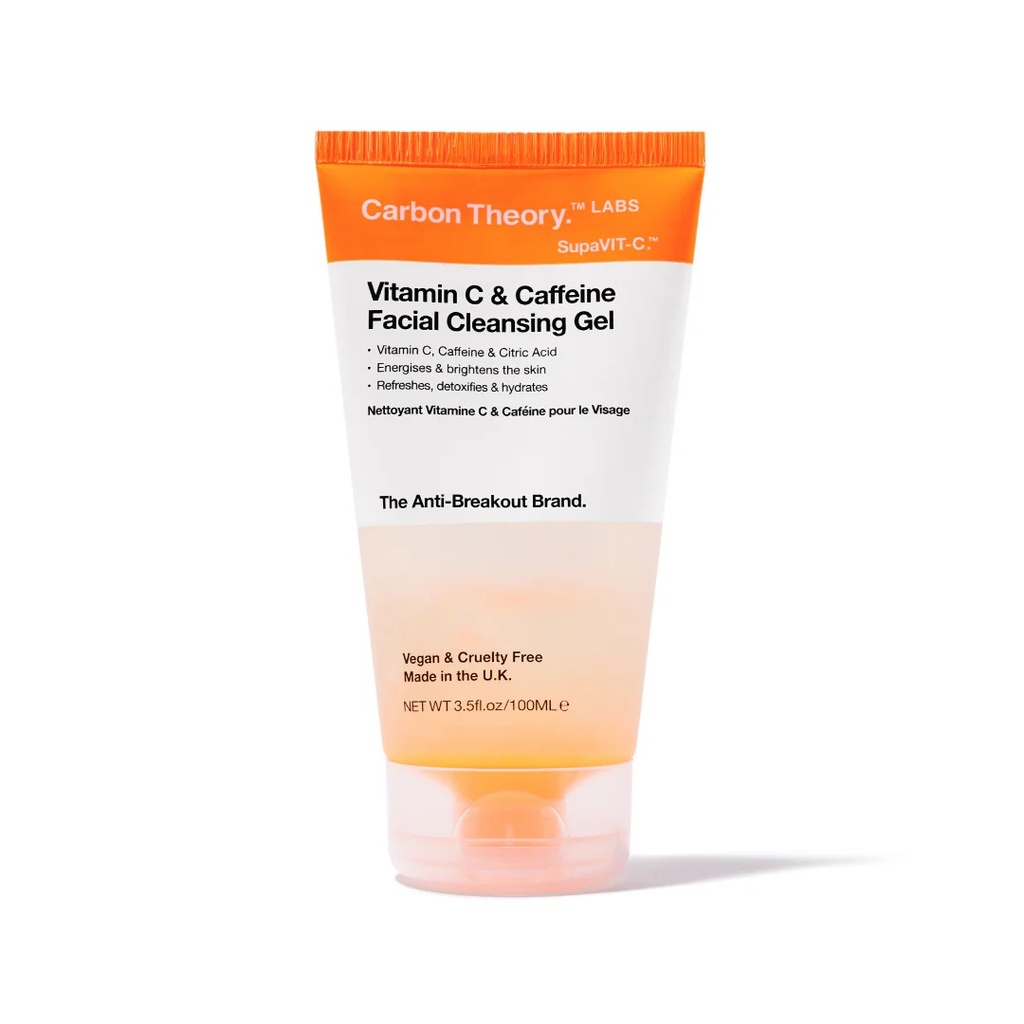 Carbon Theory Vitamin C & Caffeine Facial Cleansing Gel 100ml