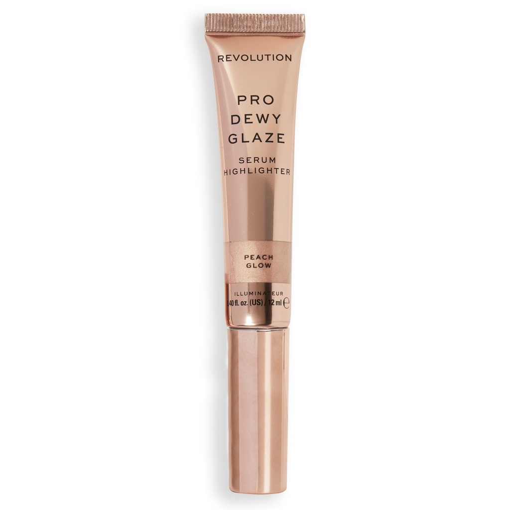 Revolution Pro Dewy Glaze Serum Highlighter Peach Glow