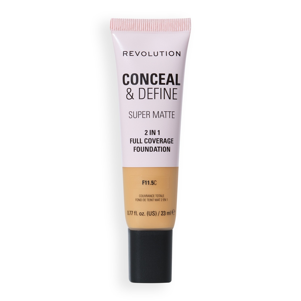 Revolution Conceal & Define Full Cover Tube Foundation F11.5C