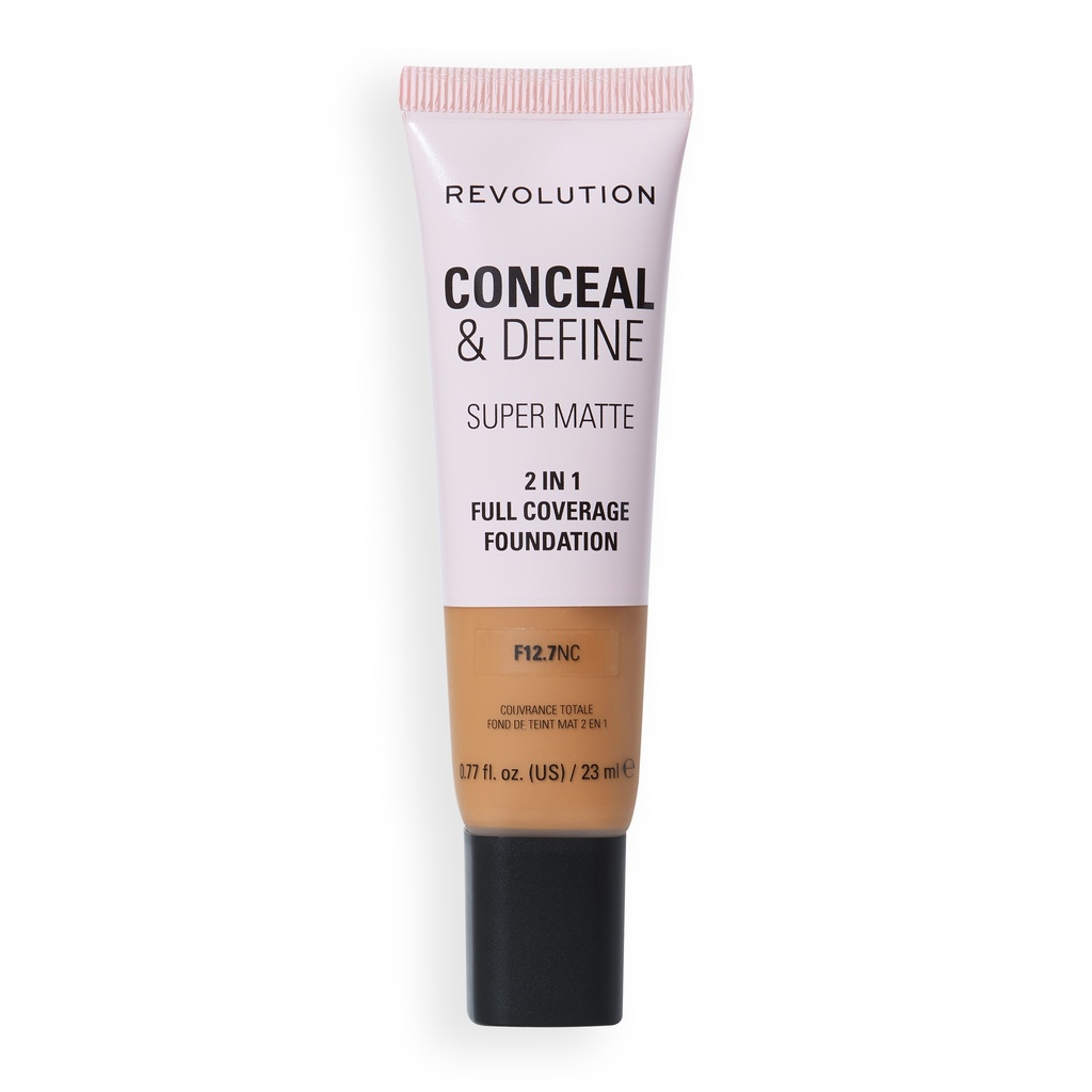 Revolution Conceal & Define Full Cover Tube Foundation F12.7NC