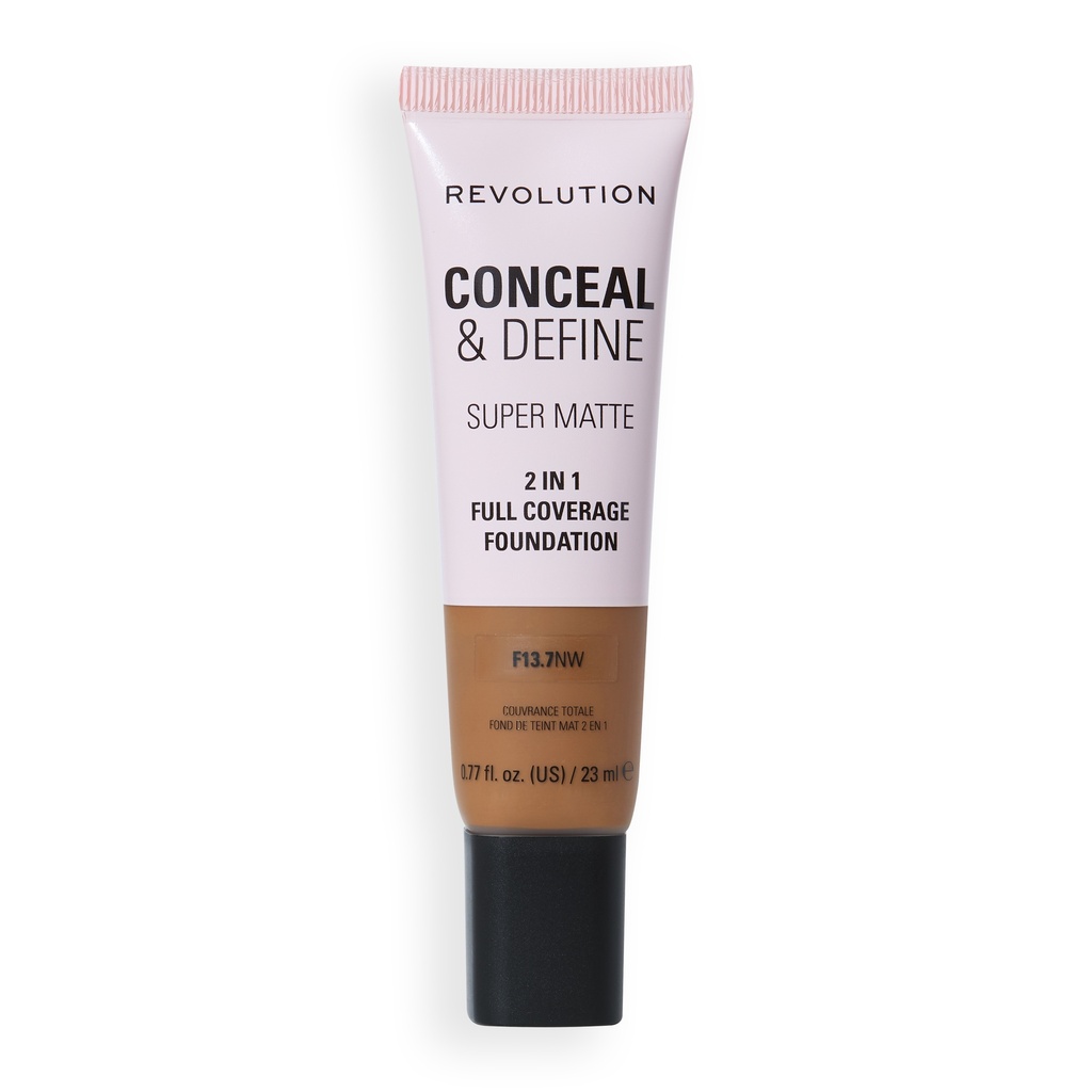 Revolution Conceal & Define Full Cover Tube Foundation F13.7NW
