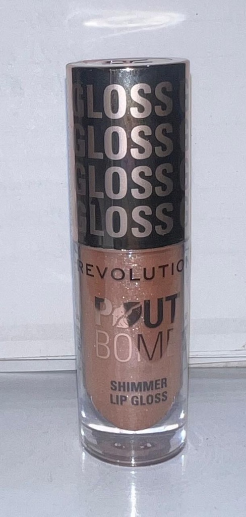 Revolution Pout Bomb Shimmer Gloss Glimmer Nude