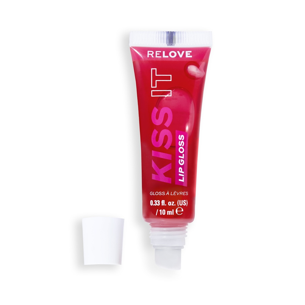 Revolution Relove Kiss It Lip Gloss Cherry Red