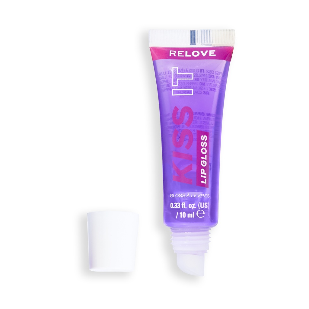Revolution Relove Kiss It Lip Gloss Passion Fruit Purple