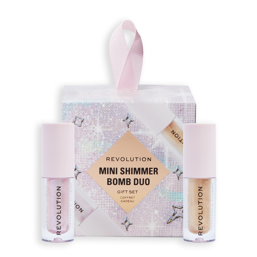 Revolution Mini Shimmer Bomb Lip Duo Gift Set 